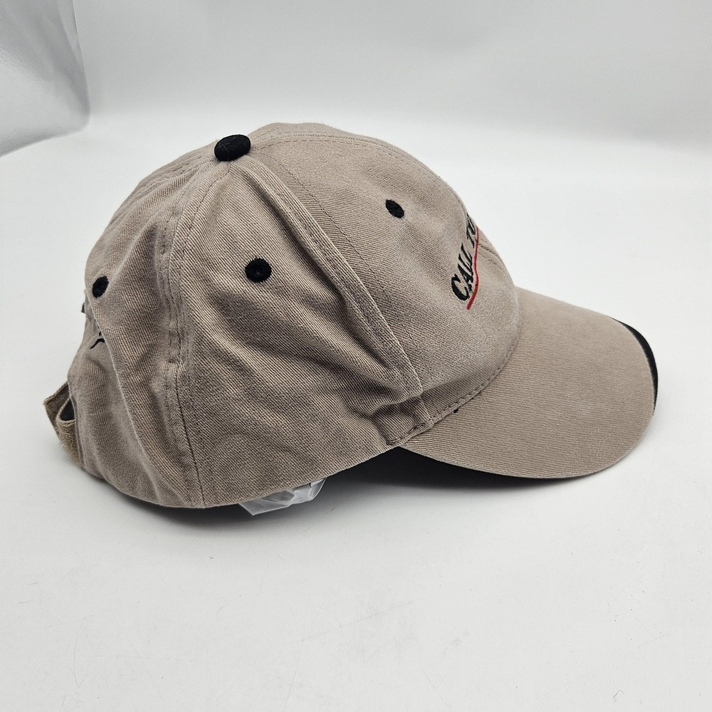 Call To Duty Hat Cap Strap Back Tan Black U.S. Army Embroidered Military Mens - Picture 5 of 8